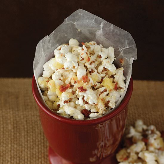 Irish Cheese and Bacon Popcorn