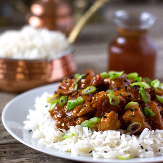 Spicy Orange-Ginger Chicken