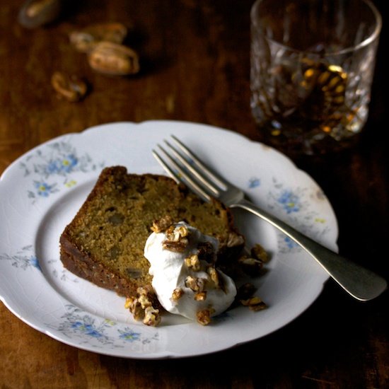 Bourbon Praline Pound Cake