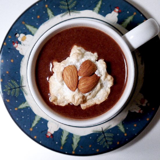 Coconut Almond Hot Chocolate