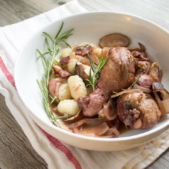 Red Wine-Braised Chicken