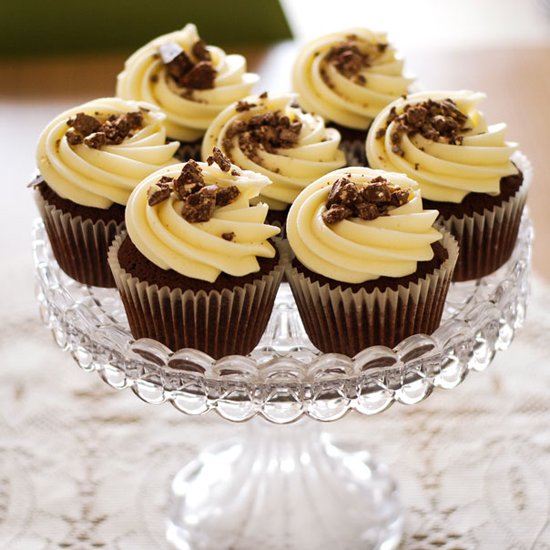 Tasty Toblerone Cupcakes