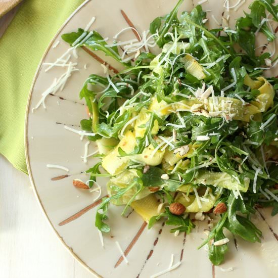 Arugula with Squash and Pecorino