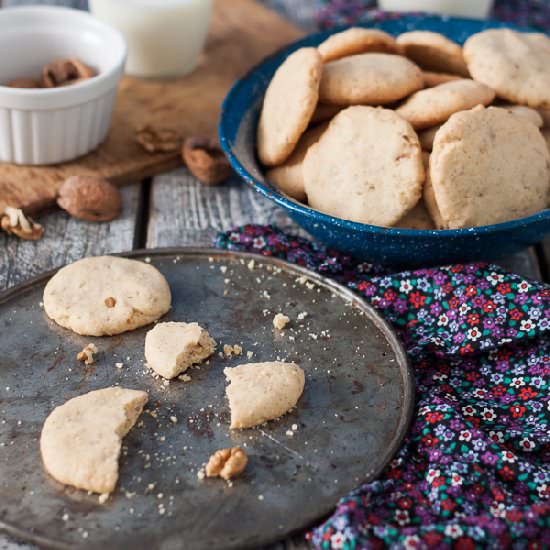 Brown Butter Walnut Cookies