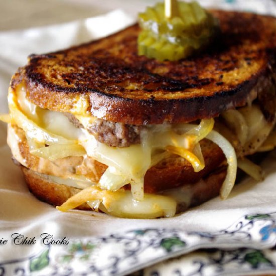 Spicy Buffalo Patty Melts