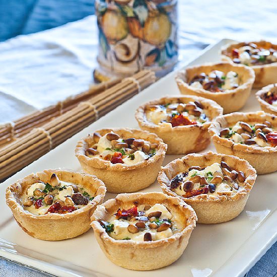 Feta & Sundried Tomato Tarts