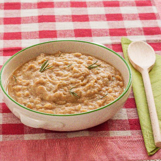 Grass Pea Soup with Farro