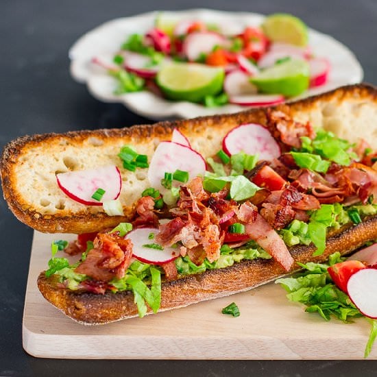 Mexican BLT with Guacamole