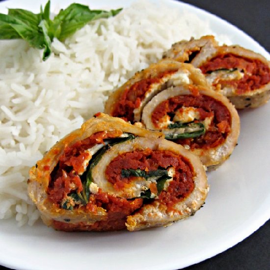 Sun-Dried Tomato Chicken Roulade