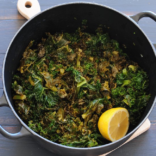 Addictive Lemony Kale