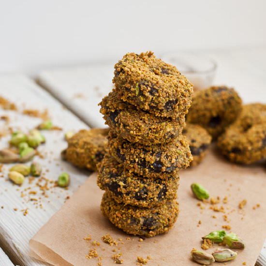 Mini Pistachio Donuts