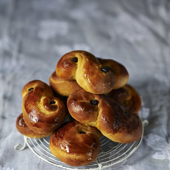 Swedish Lucia Saffron Buns