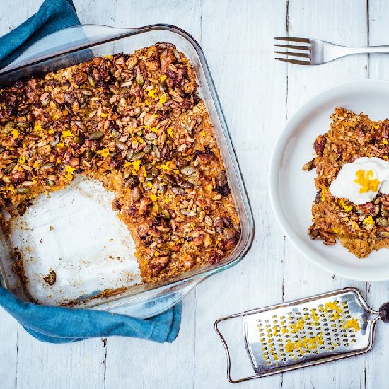 Baked Carrot Cake Oatmeal