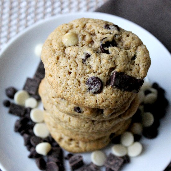 Healthier Chocolate Chip Cookies