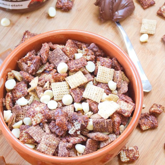 Chocolate Caramel Chex Mix