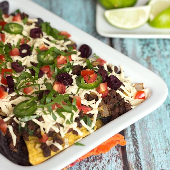 Loaded Vegan Nachos