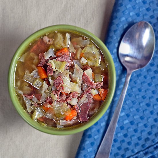 Corned Beef and Cabbage Soup