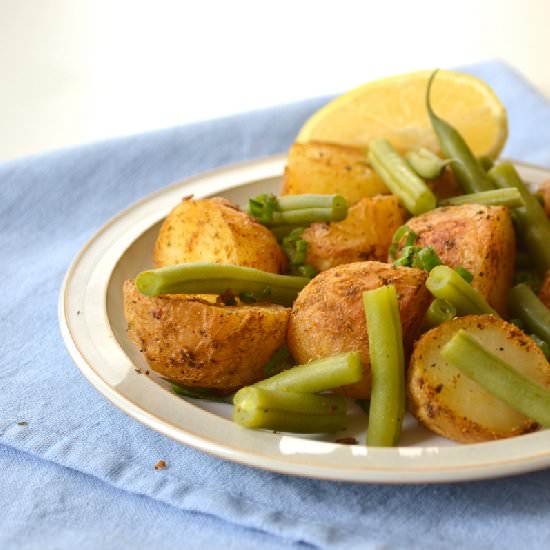 Spice Crusted Potatoes