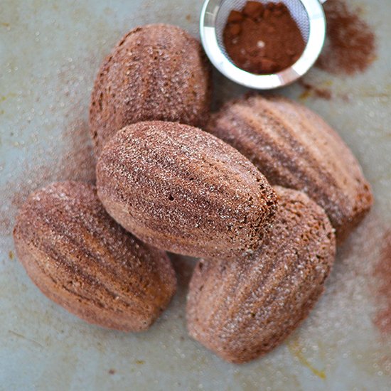 Chocolate Malted Madeleines