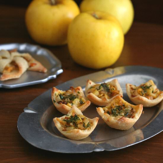 Apple & Caramelized Onion Tarts