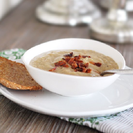 Potato Leek Cauliflower Soup