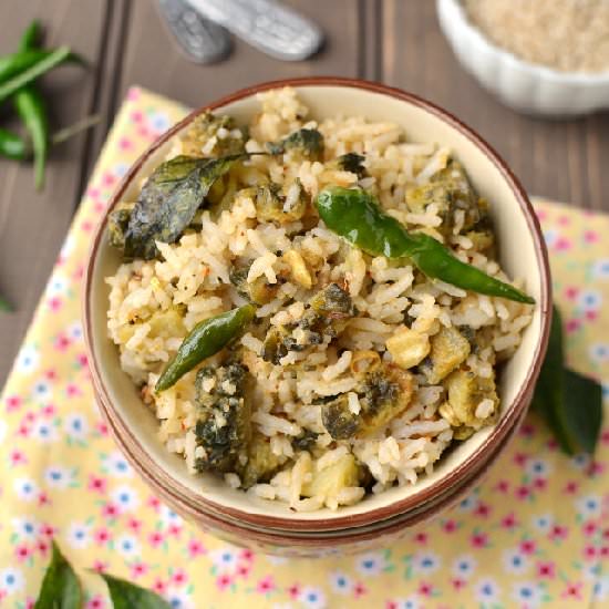 Bittergourd Sesame Rice