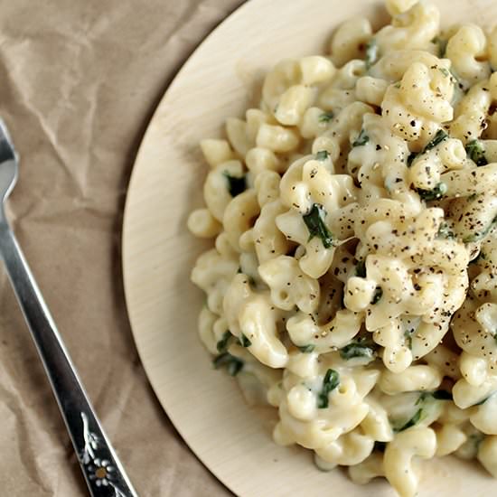 Havarti Spinach Mac and Cheese