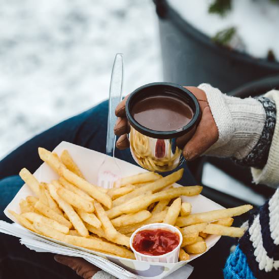 A Hot Chocolate to Skate With