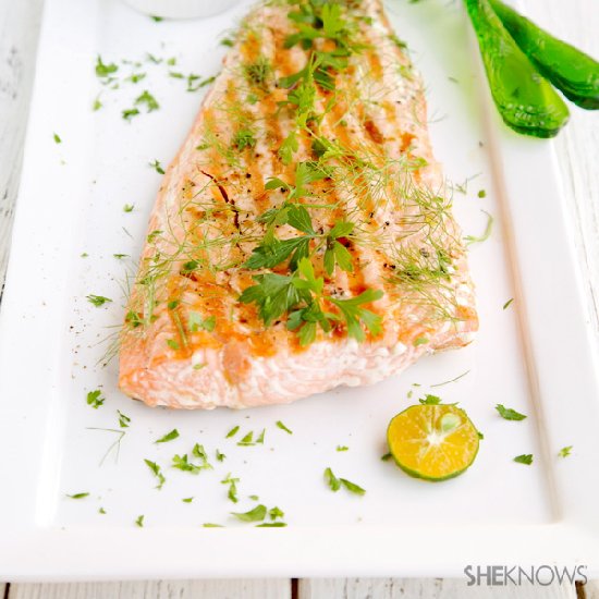 Griddle Cooked Salmon