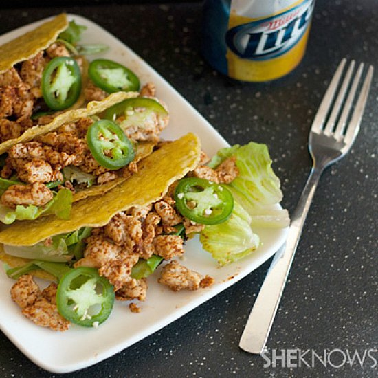 Spicy Lime Turkey Tacos