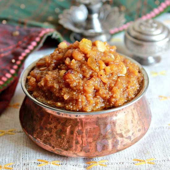 Semolina Pongal/ Pudding