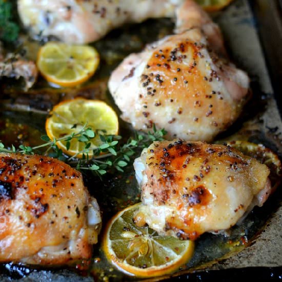 Meyer Lemon Roast Chicken