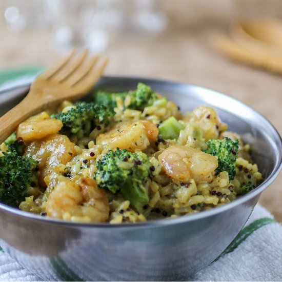 Shrimp and Broccoli Curry