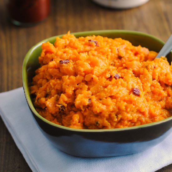 Chipotle-Maple Mashed Sweet Potato