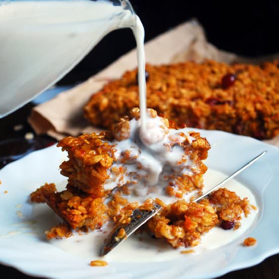 Baked Pumpkin Oatmeal