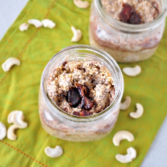 Cinnamon Roll Overnight Oats