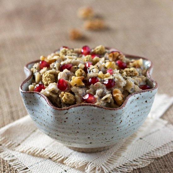 Oatmeal with Almond Milk&Chia Seeds