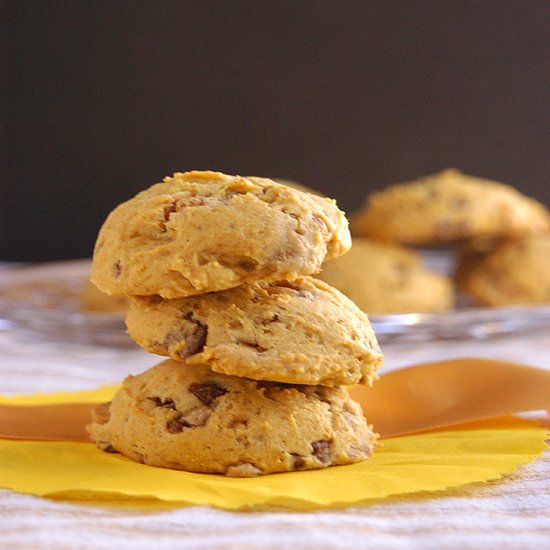 Toffee Pumpkin Cookies