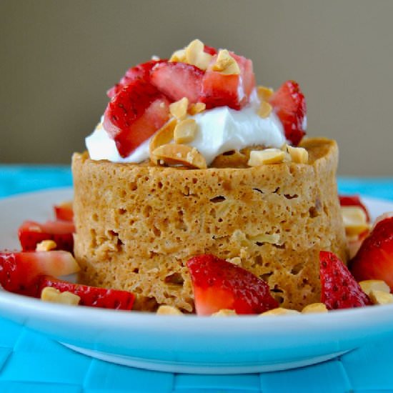 Peanut Butter Squash Mug Cake