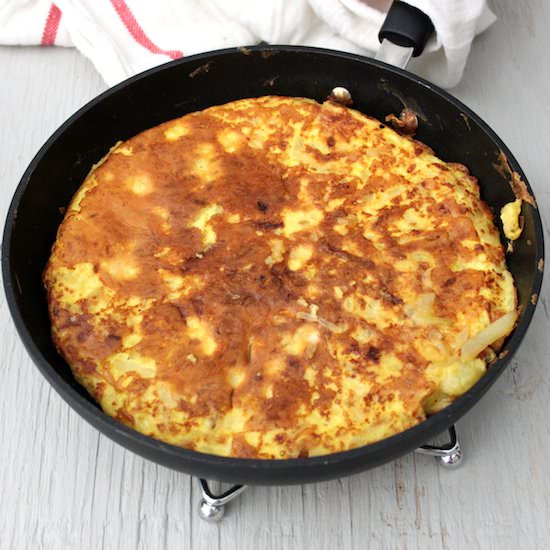 Potato and Onion Egg Tortilla