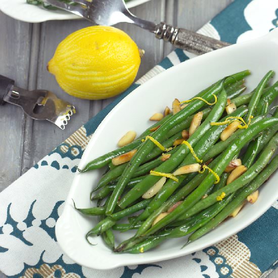 Lemony Green Beans