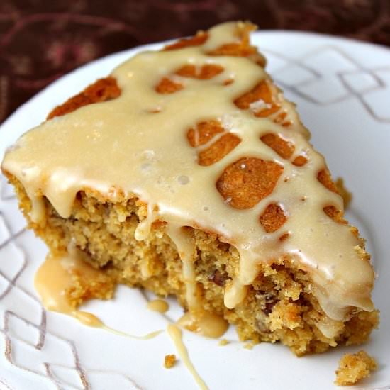 Pumpkin-Pecan Skillet Cake