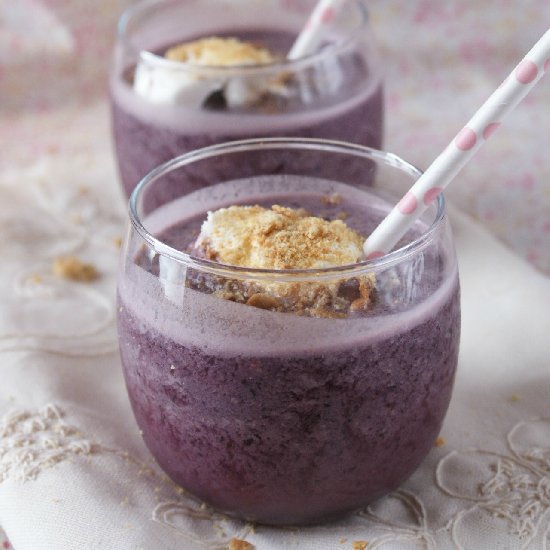 Sparkling Black Cherry Pie Smoothie