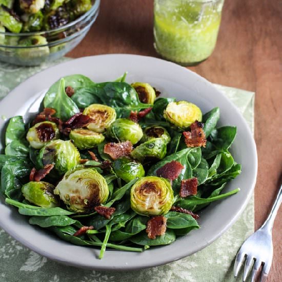 Roasted Brussels Sprout Salad