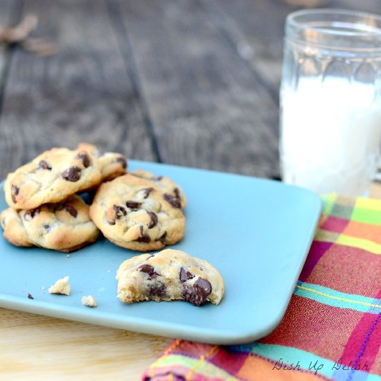 Soft & Gooey Chocolate Chip Cookies