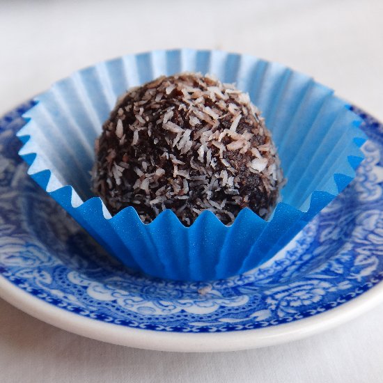 Zesty Chocolate Snowballs