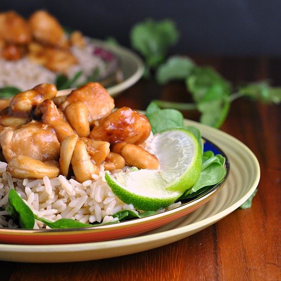 Slow Cooker Cashew Chicken