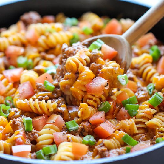 One Pot Cheeseburger Casserole