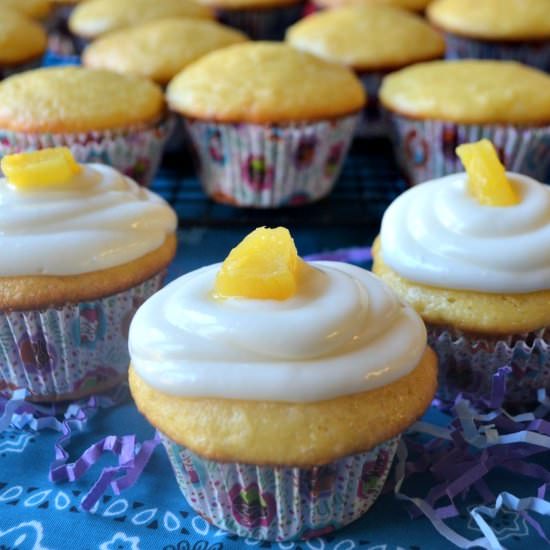 Pineapple Coconut Cupcakes