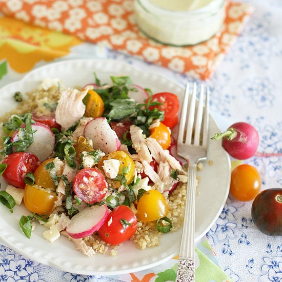 Quinoa, Cherry Tomato & Tuna Salad